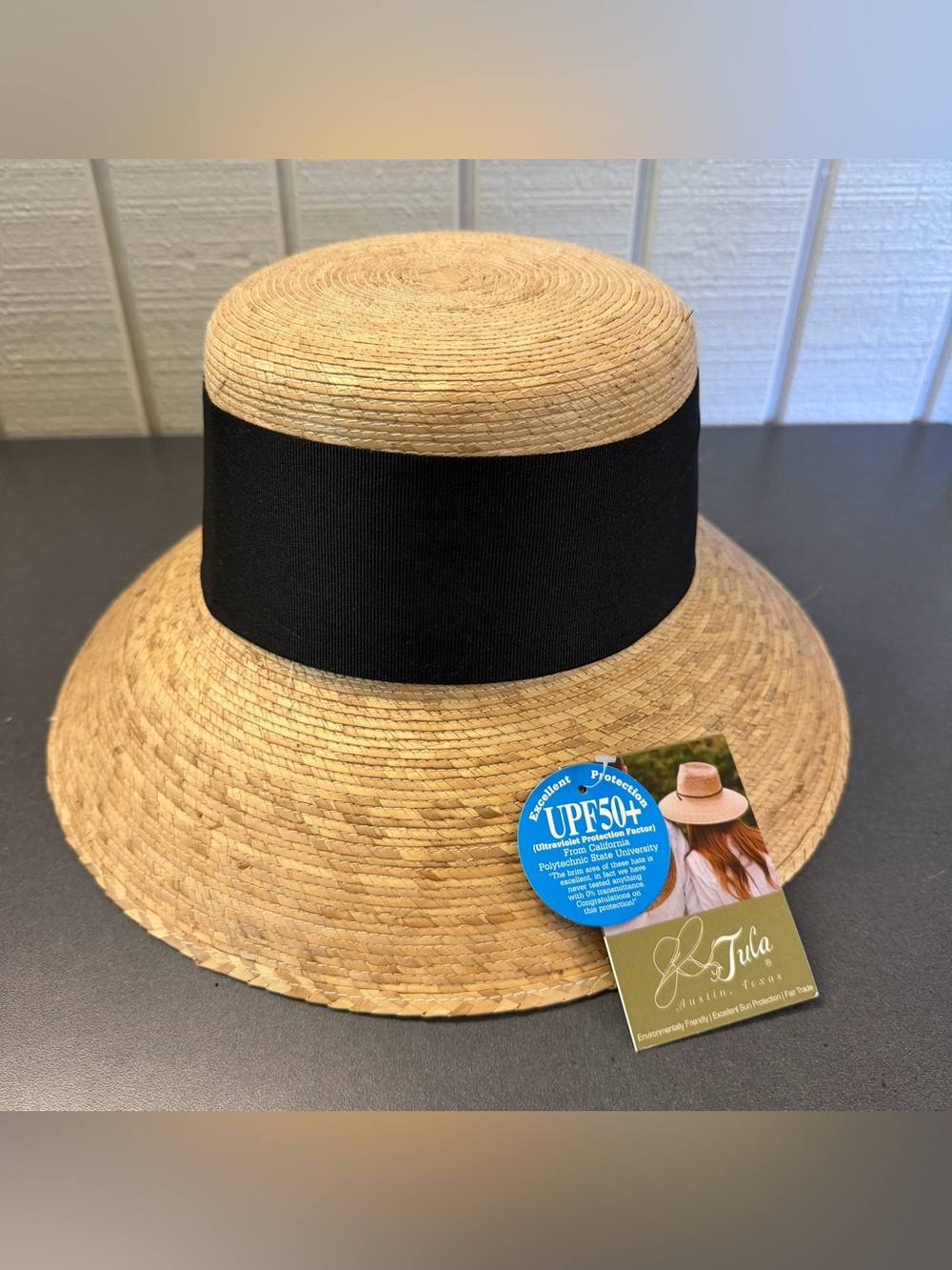 Women’s Tula Joliet Straw Gardening Hat NEW WITH TAGS OSFM SPF50+ Made in Mexico
